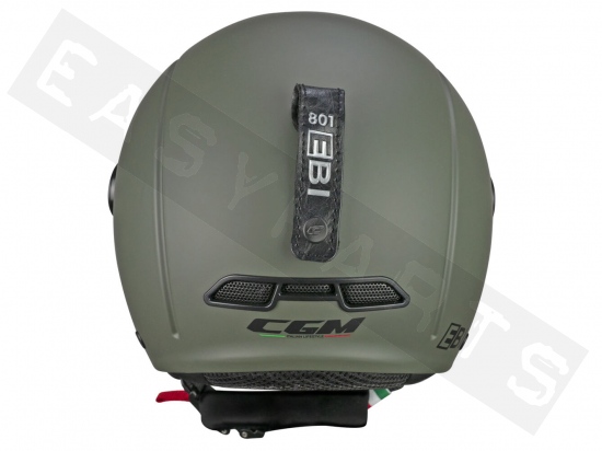 Helm E-Bike CGM 801A EBI MONO mat groen (gevormd vizier)